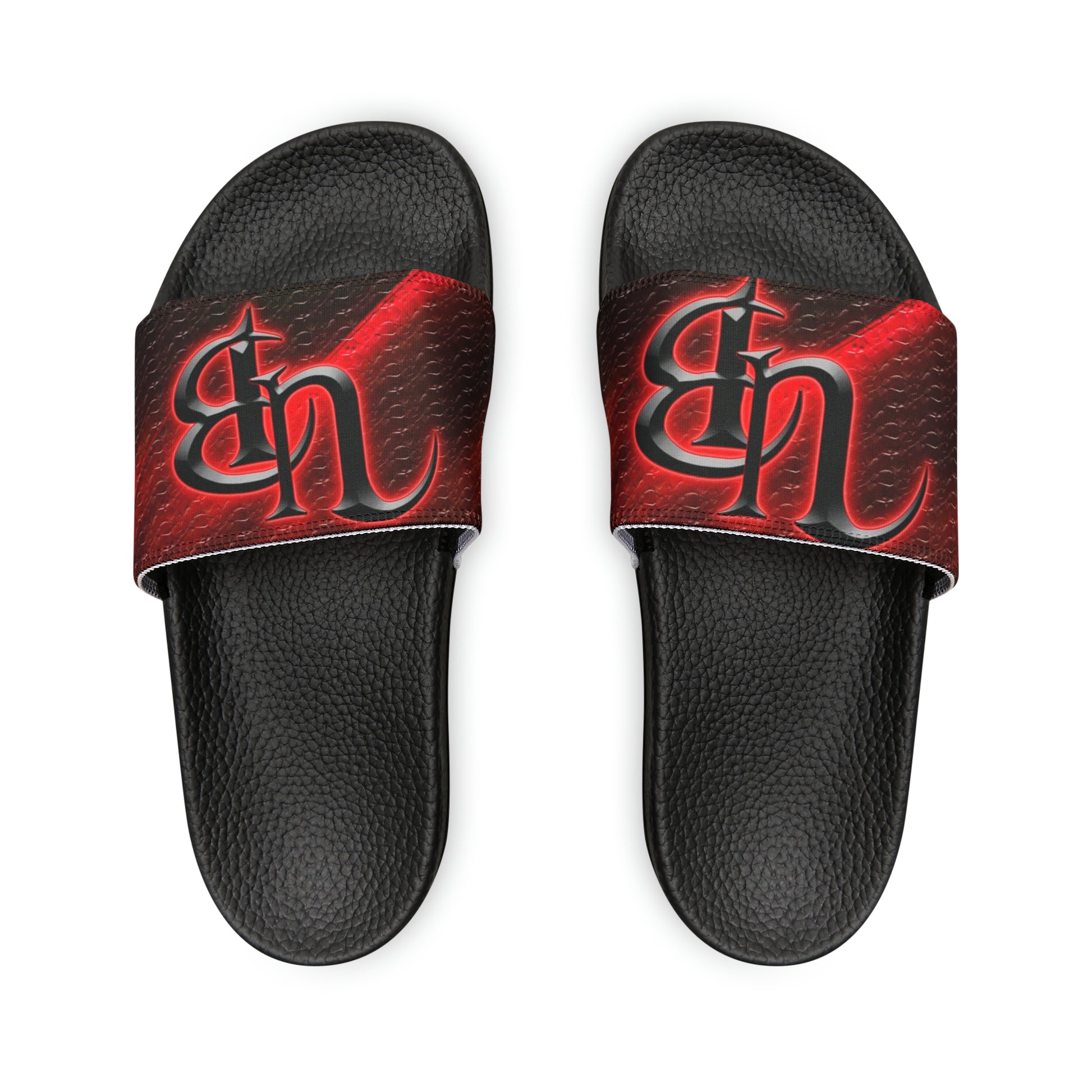 Men's PU Slide Sandals - Comfortable slide sandals for men made of PU material, suitable for casual wear or lounging, offering ease and comfort