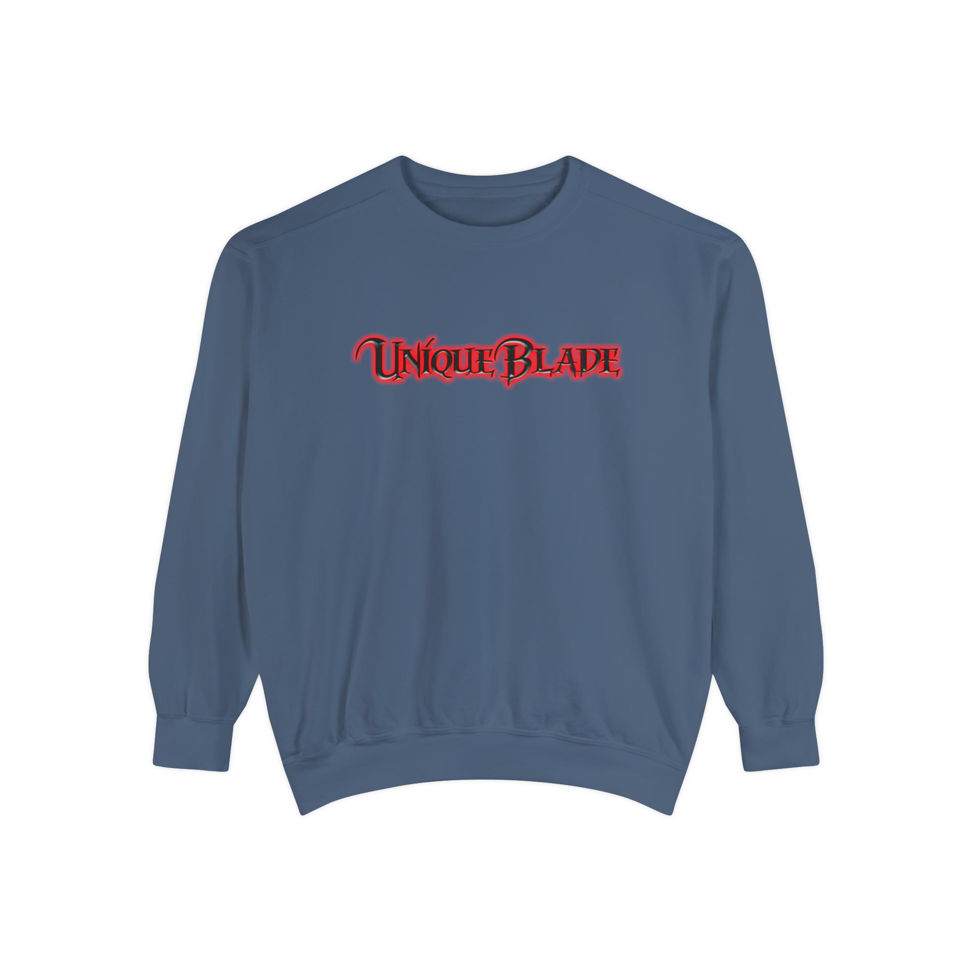 Unisex Garment-Dyed Sweatshirt - Comfortable and versatile sweatshirt suitable for both men and women, featuring a unique garment-dyed finish for a vintage appearance and cozy feel.