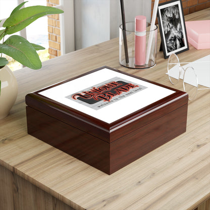 Jewelry Box - A decorative and functional box designed for storing and organizing jewelry items, keeping them safe and accessible.