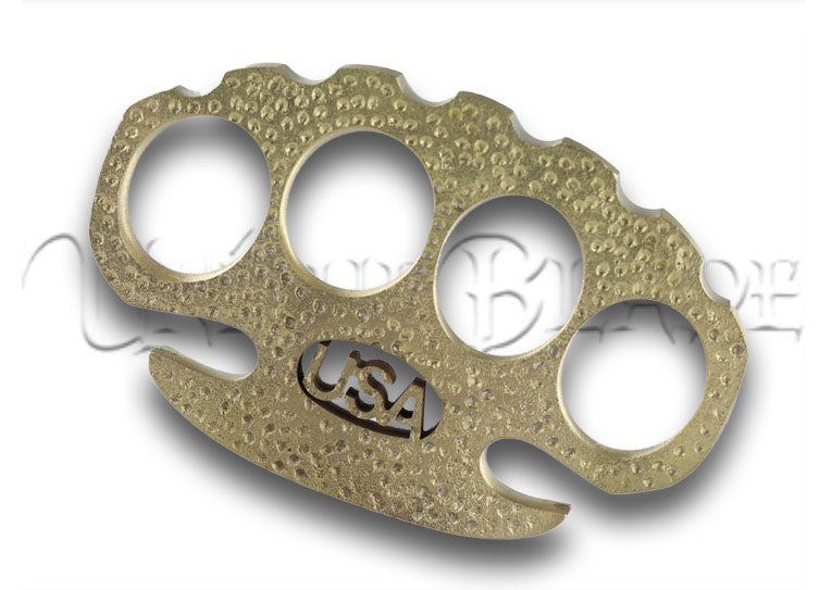 Bulletproof 100 Pure Brass Knuckle Paper Weight Accessory