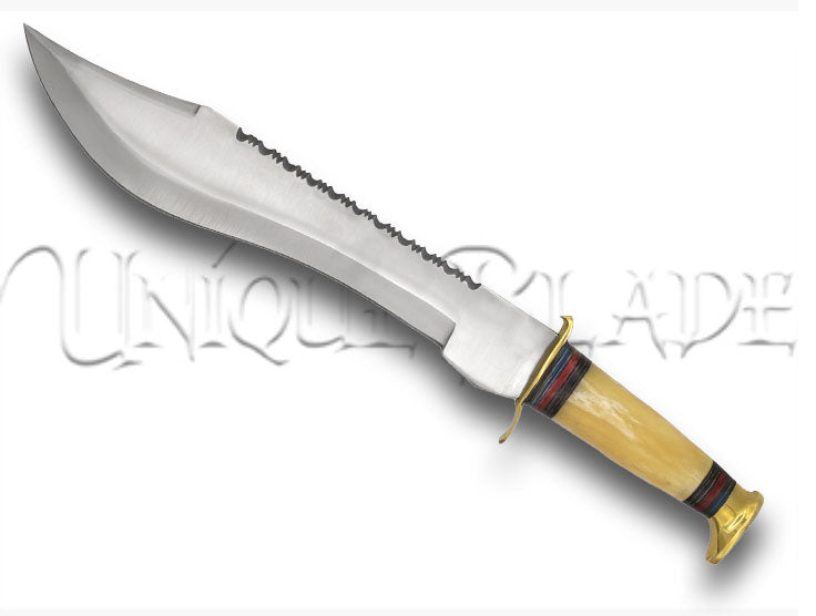 Crocodile Hunter Stag Horn Big Bowie Knife