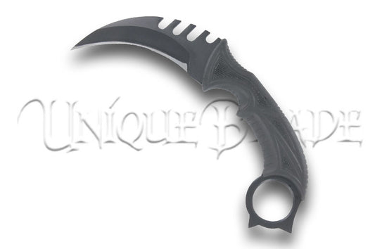 Dark Tremor Fixed Blade Outdoor Karambit: Navigate the outdoors with confidence using this fixed blade karambit, designed for versatility and durability in any adventurous terrain.