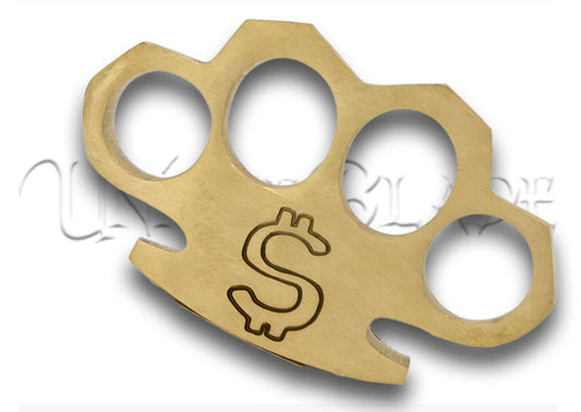 Doodle of Happiness 100% Pure Brass Knuckle Paper Weight Accessory - Add a touch of whimsy to strength with this unique brass knuckle paperweight, blending playful design with solid functionality.