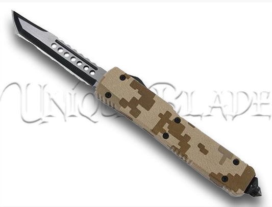 Into the Badlands Tactical Tanto Automatic OTF Knife - Navigate the badlands with confidence using this tactical tanto OTF knife, combining style and functionality in a swift and reliable automatic deployment design.