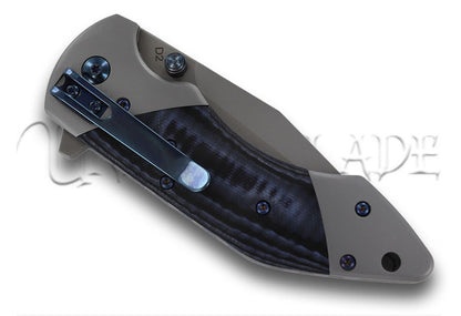 KILL KNIVES ™ Blue Viper Ball Bearing Spring Assisted D2 Steel Tanto Blade Pocket Knife