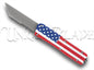 One Nation Automatic Tanto OTF Out the Front American Flag Finish Knife