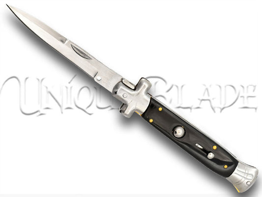 Our War Automatic Pushbutton Italian Milano Stiletto Knife