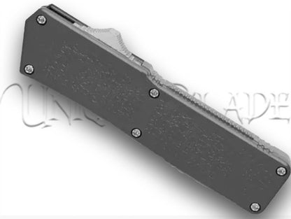 Lightning Gray OTF Automatic Knife - Tanto Black