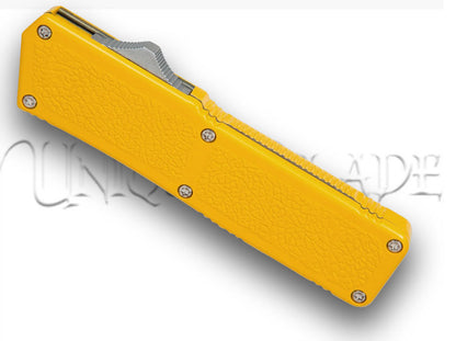 Lightning Yellow OTF Automatic Knife - Satin Serrated